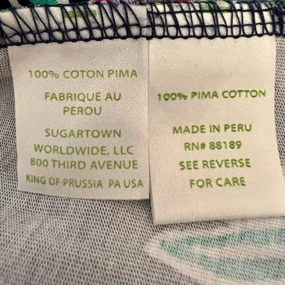 Lilly Pulitzer Raylee Inky Navy Peanut Gallery Dress, Size M - Picture 8 of 10